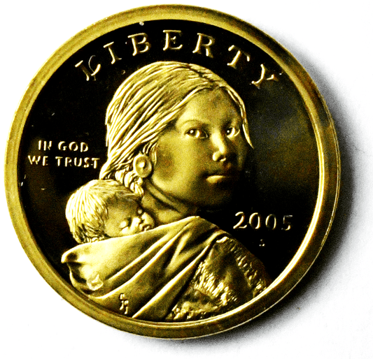 2005 S $1 Sacagawea Proof One Dollar Coin San Francisco