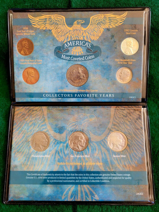 American Coin Treasure America's Most Coveted Coins Set