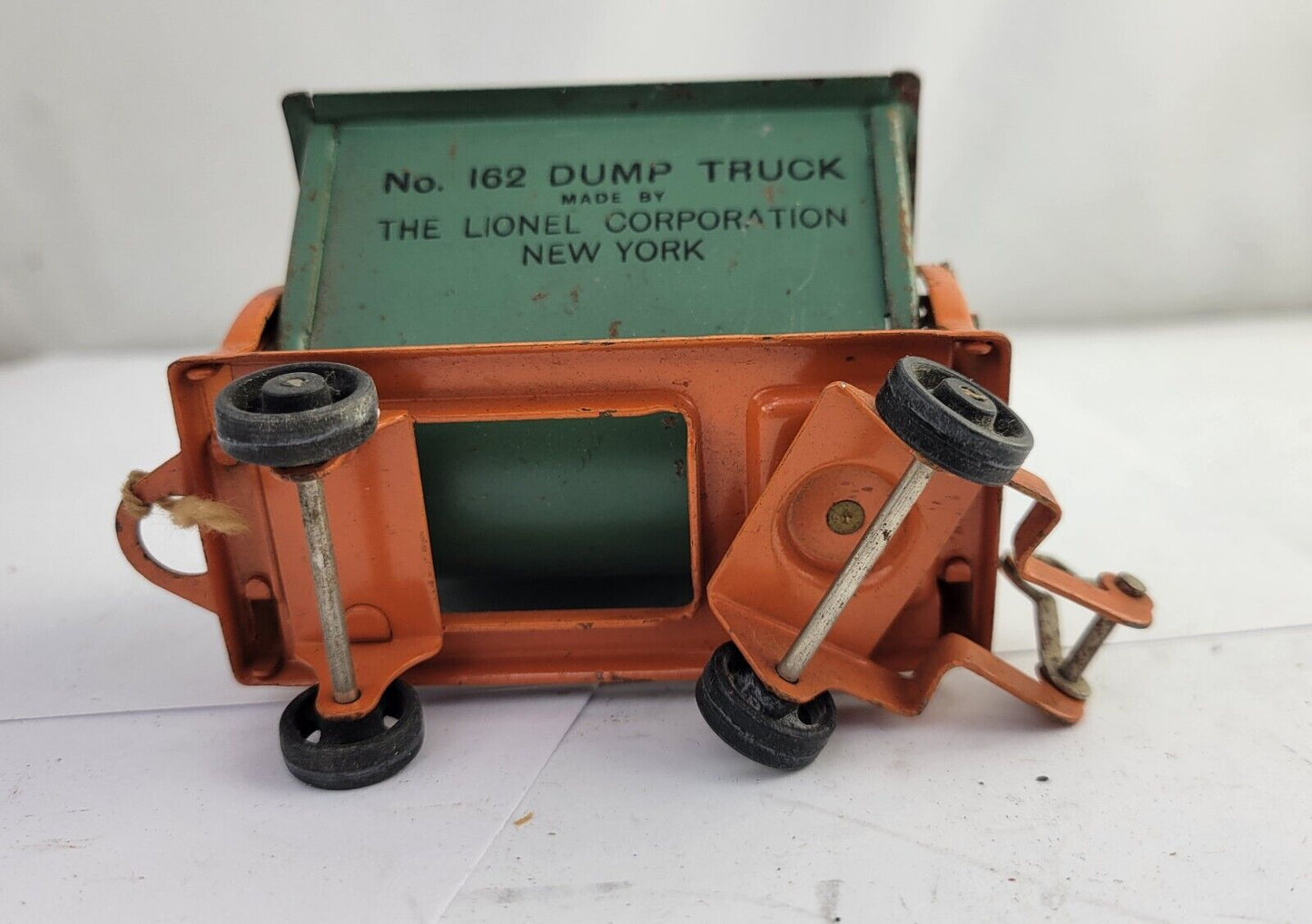 Lionel Prewar O Gauge #162 Dump Truck Lionel Corp New York Metal