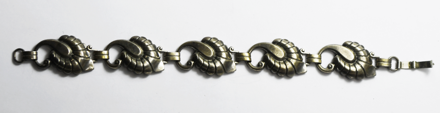 Sterling H.S.B. Hans Saugmann Bjerregaard Denmark Bracelet 16mm  6.75"