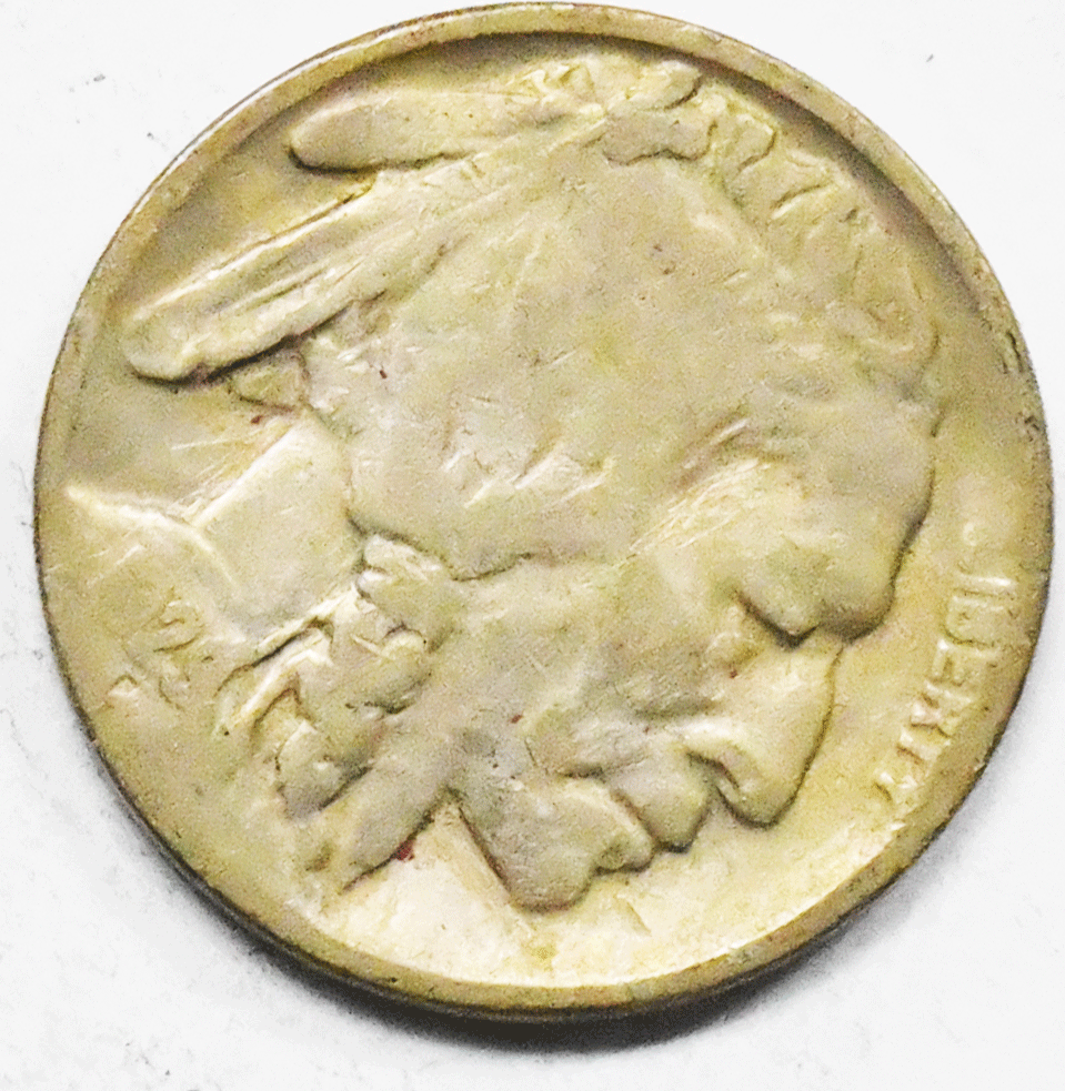 1929 D 5c Buffalo Nickel Five Cents US Denver