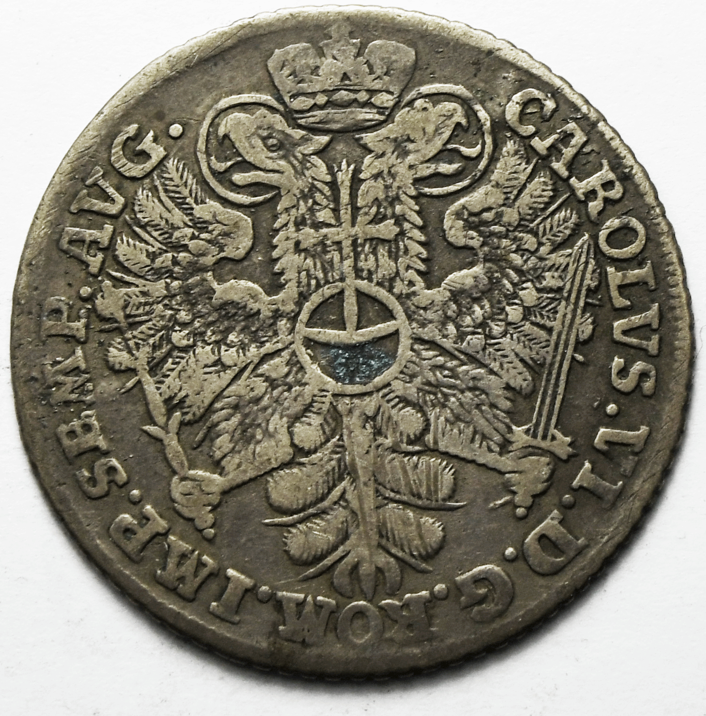 1727 IHL German States Hamburg 8 Schilling Silver Coin KM# 367