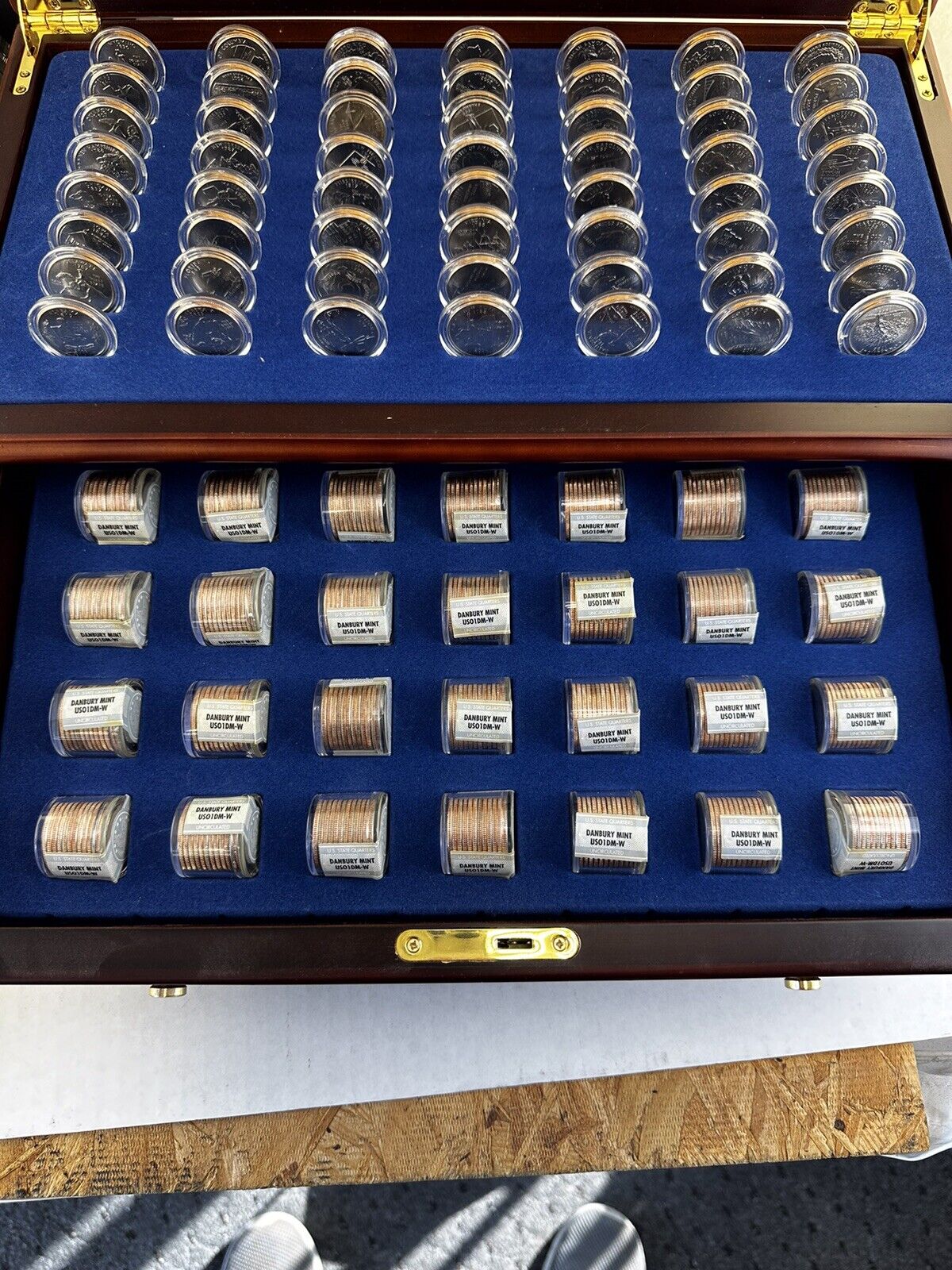 The State Quarters Treasure Chest – Danbury Mint – Quarter Set with Key