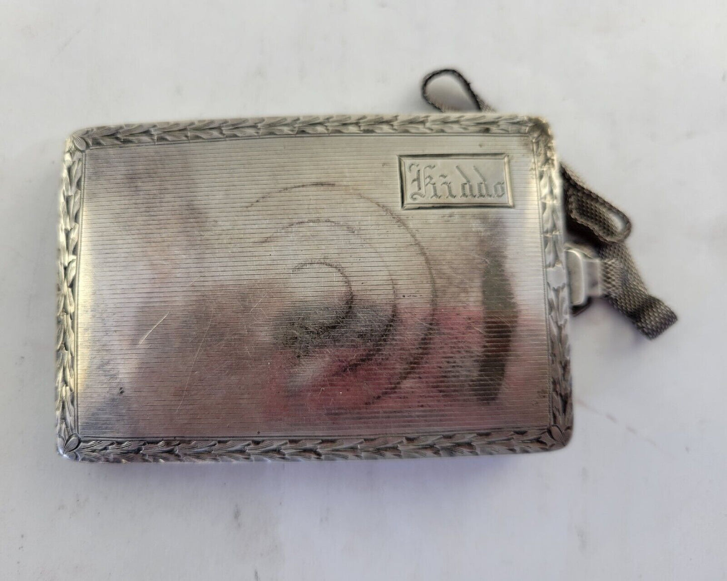 Watrous Mfg Co. Vintage Sterling Silver Compact Coin Purse w/Mirror