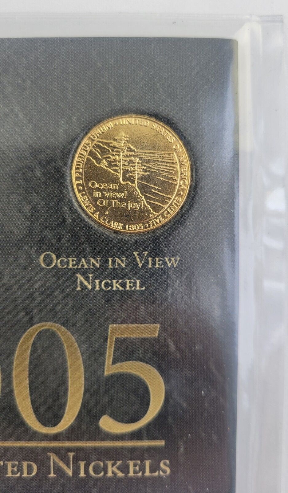 2005 Gold Plated Jefferson Nickels From First Buffalo Ocean Commemorative Mint