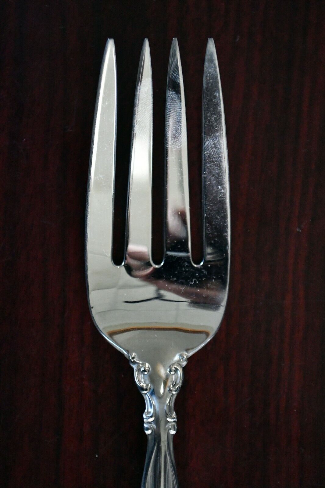 Strasbourg by Gorham Sterling Silver Solid 8 1/2" Serving Fork 2.6 oz.