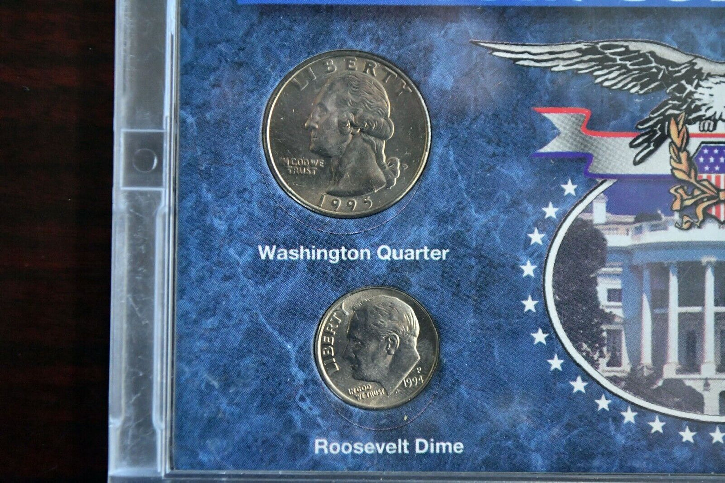 American Presidents Coin Collection Roosevelt, Lincoln, Washington, Jefferson