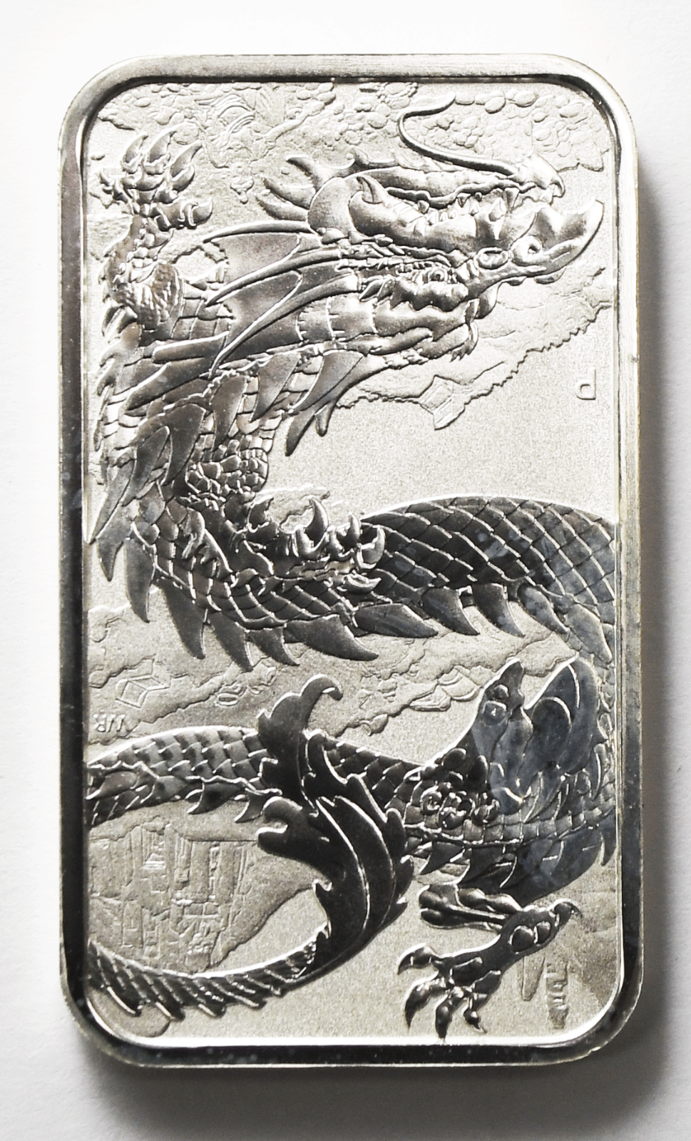 2023 $1 Australia Dragon .9999 1oz Ounce Silver Ingot Dollar Gem Unc