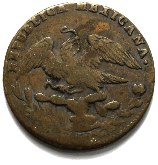 1835 Mexico First Republic 1/4 Quarter Real KM# 358