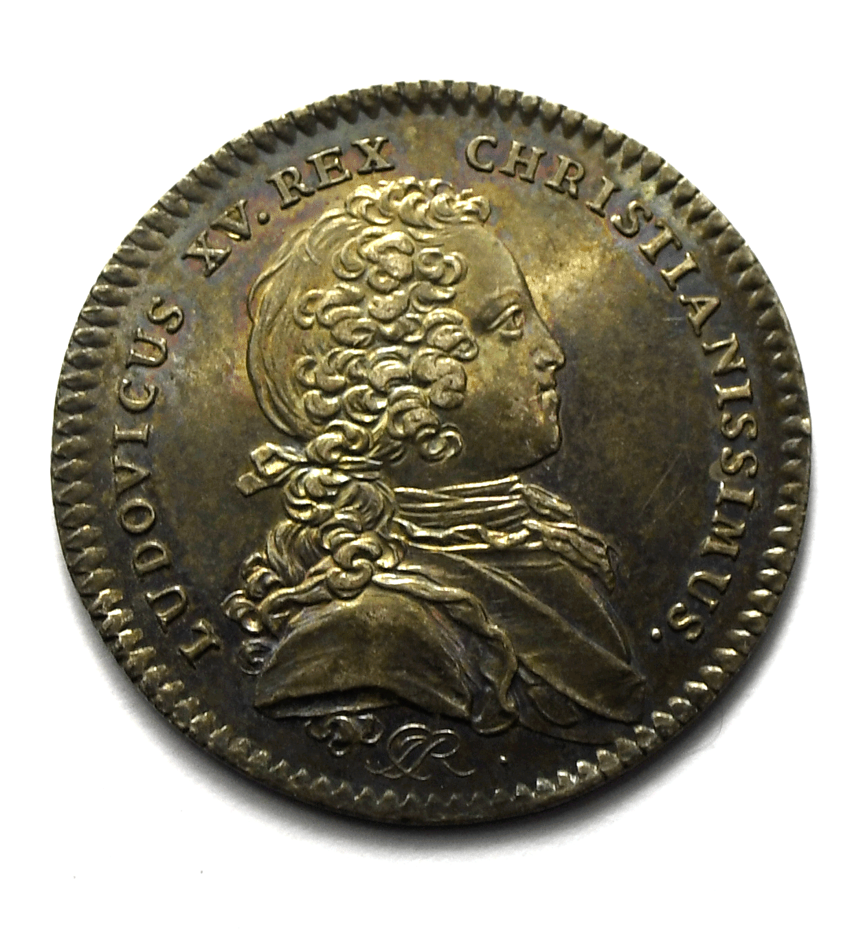 1724 France Louis XV Secrétaire du Roy Silver Medal