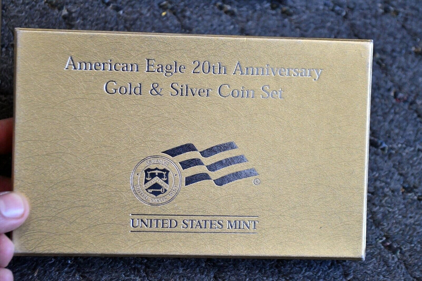 2006 W $1 American Eagle 20th Anniversary Silver Coin With Box & Paperwork