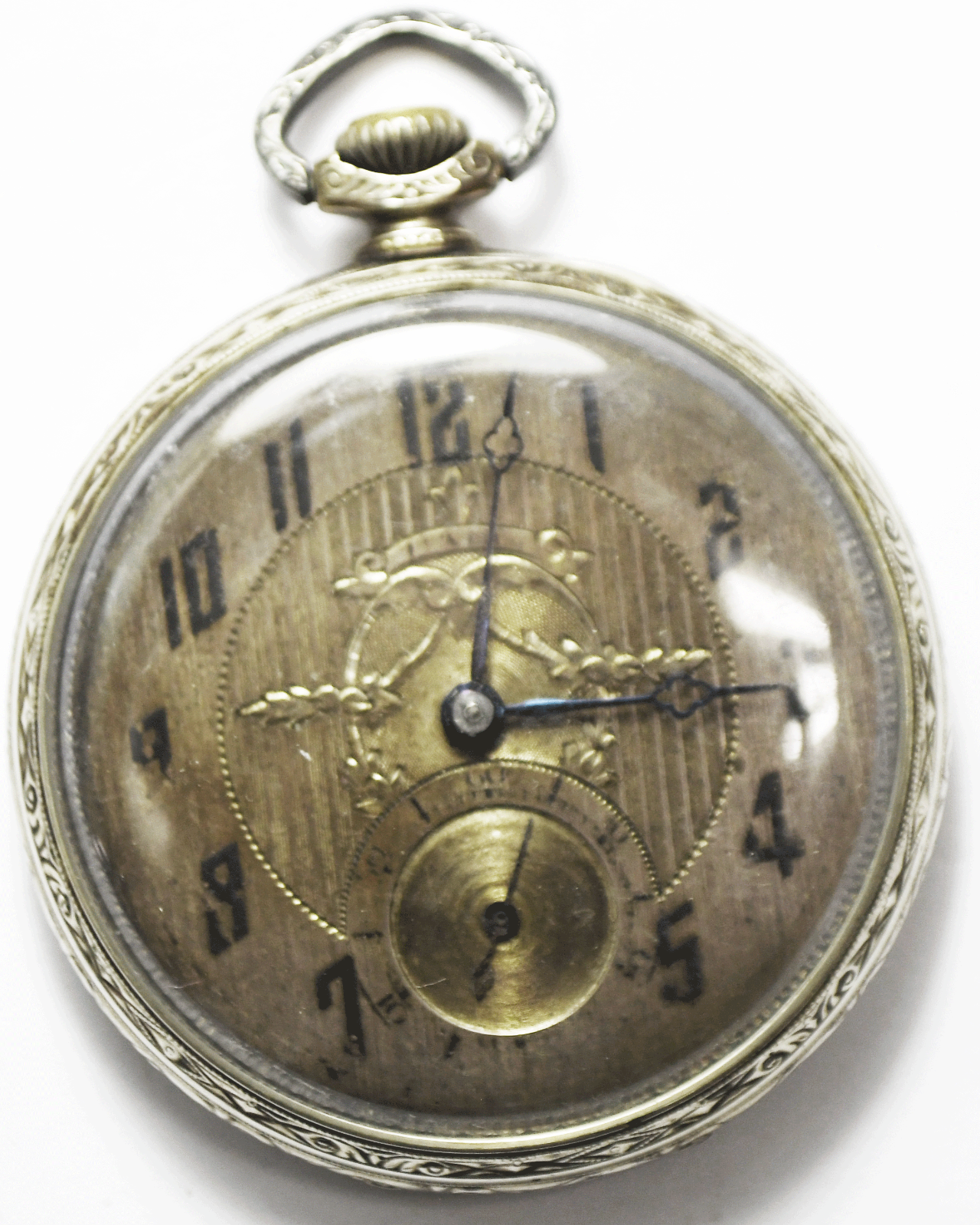 1926 Ball Commercial Standard 19J OF Art Deco Gold Filled Pocket Watch Size 12