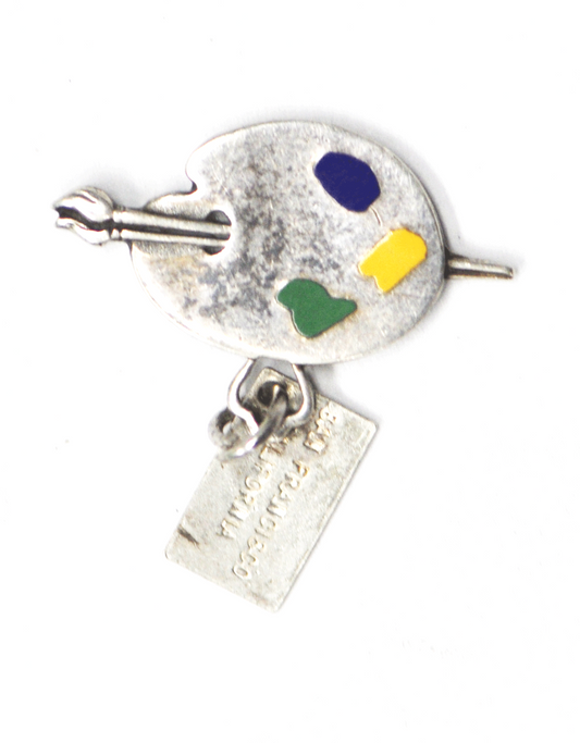 Sterling Silver Bell Trading JO-CO 68 Artist Pallet Charm