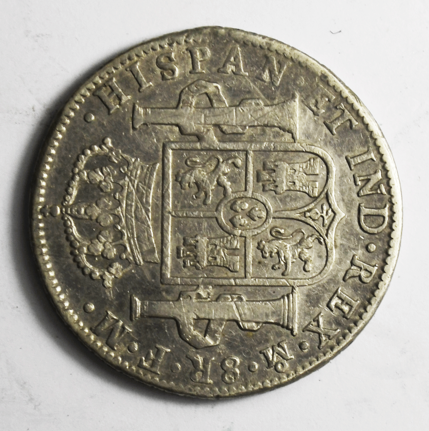 1797 Mo Mexico 8 Reales Silver Coin KM# 109