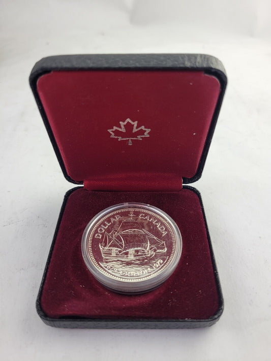 1670-1979 Canada Anniversary Griffon $1 Dollar Proof Coin w/ Box 50% Silver