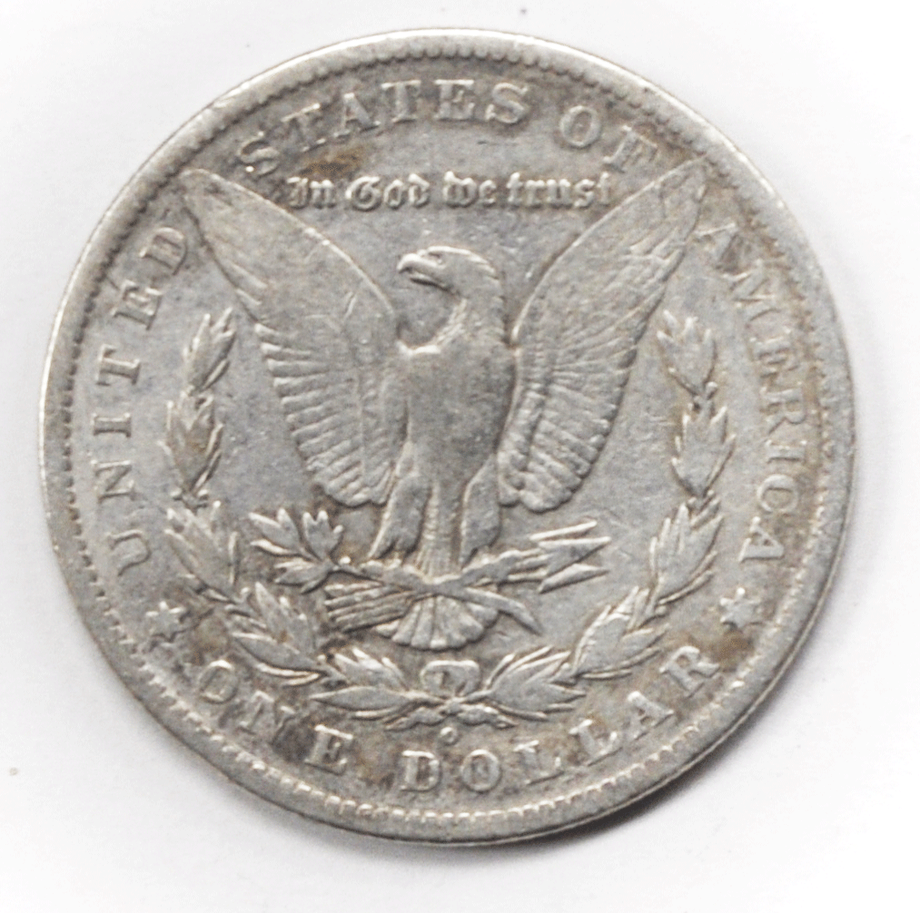 1880 O $1 Morgan Silver One Dollar US Coin Small Micro O