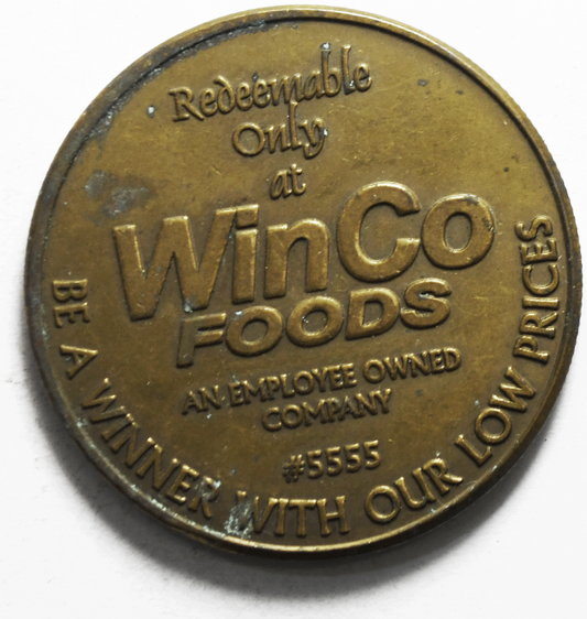 WinCo Foods $5 Five Dollars Totaling $25 or More Grocery Purchase 39mm