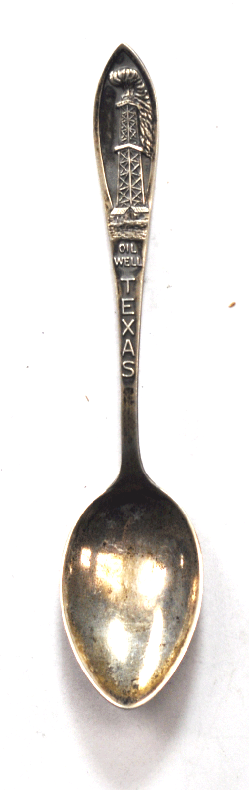 Sterling HH Tammen Curio Nebraska Souvenir Spoon 4-1/4" Equality Before Law