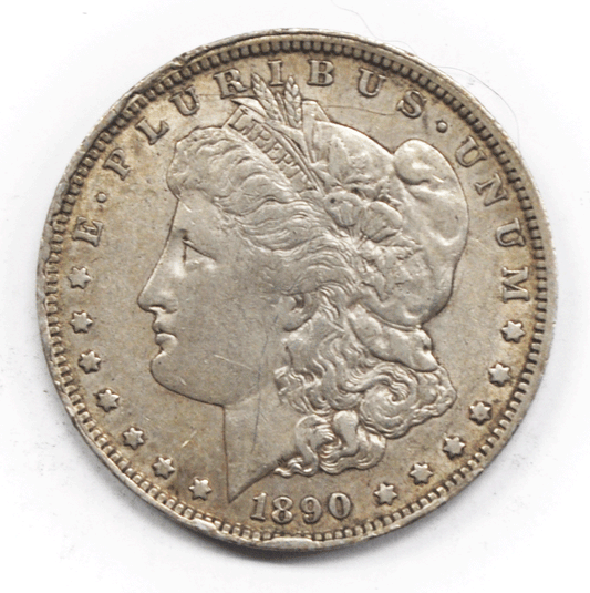 1890 O $1 Morgan Silver One Dollar US Coin New Orleans VAM 29A Rim Cuds Gouge E