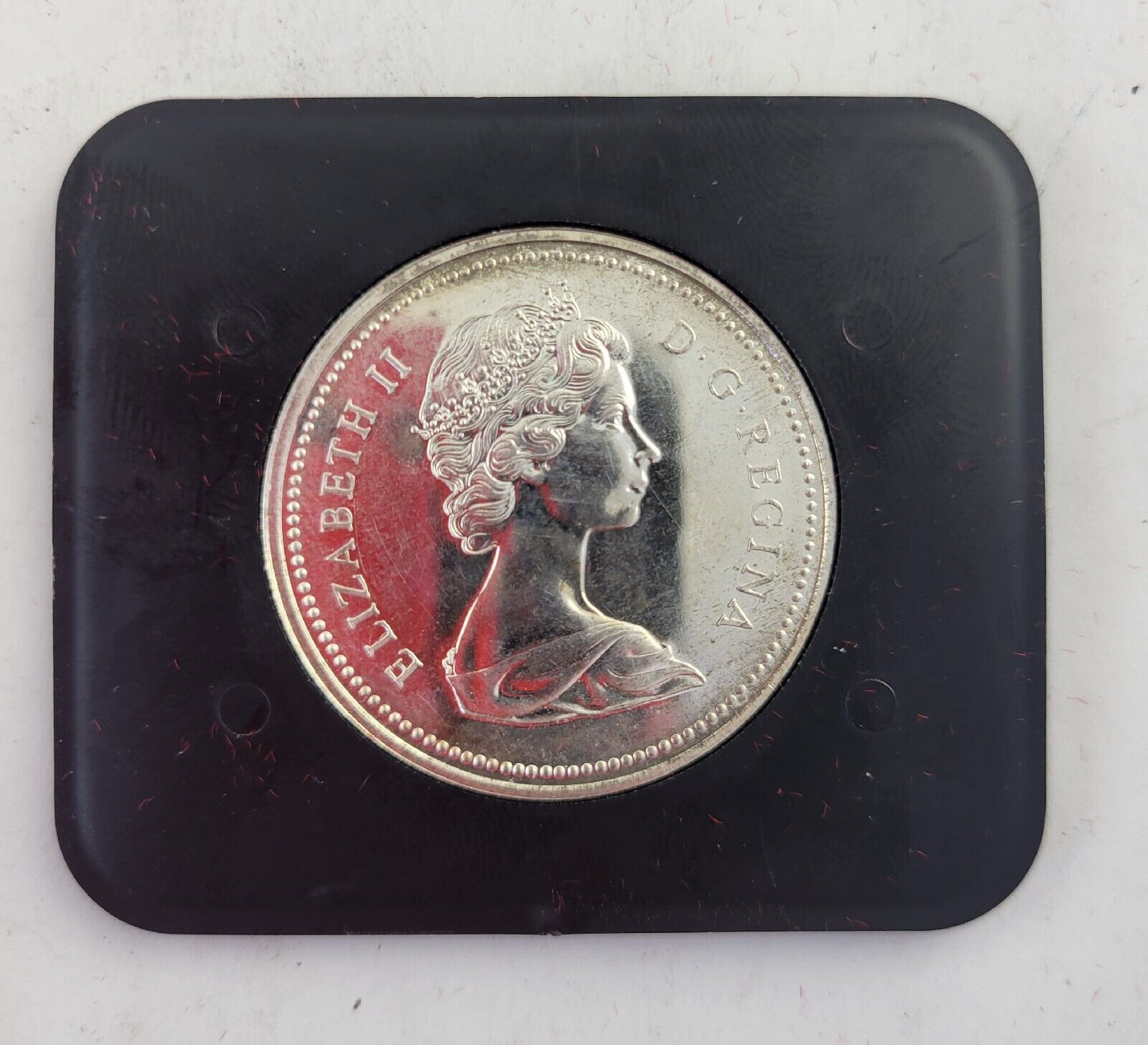 1873-1973 Canada Canadian Commemorative Mountie Dollar Coin Boxed