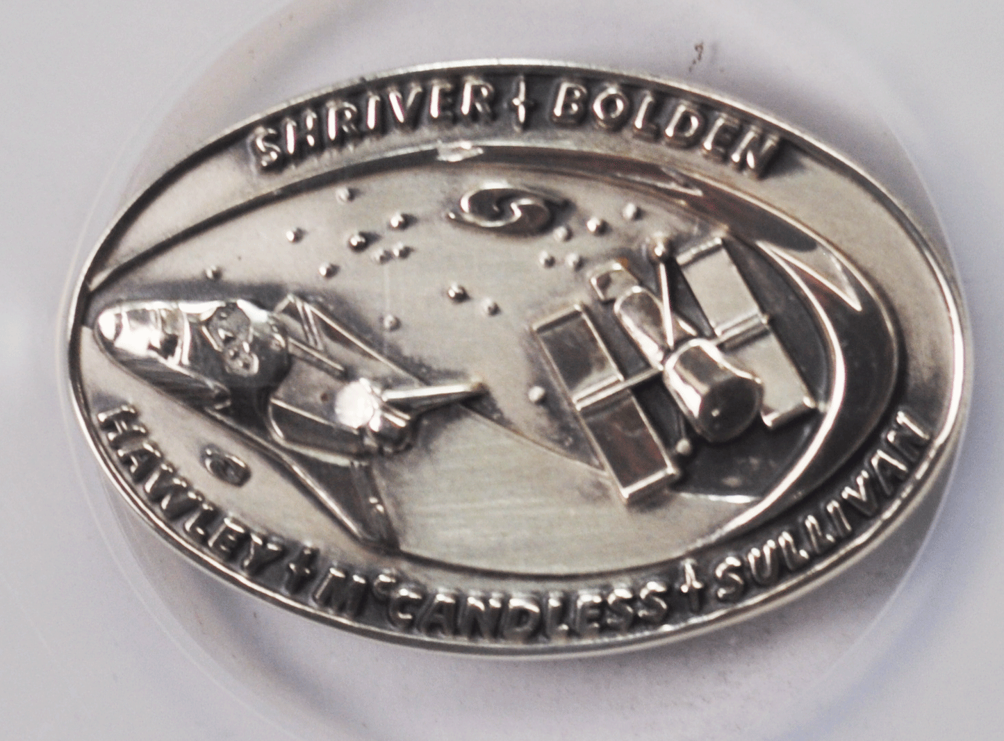 1990 STS-31 Robbins Silver Space Medal Unflown #130 NGC MS66 Discovery Hubble