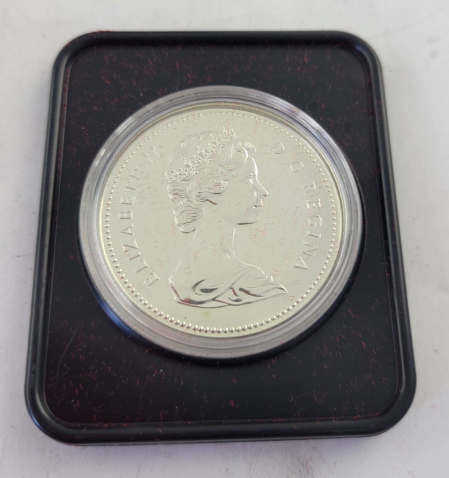 1976 $1 Canada Silver Commemorative Dollar Coin Library Of Parliament Boxed