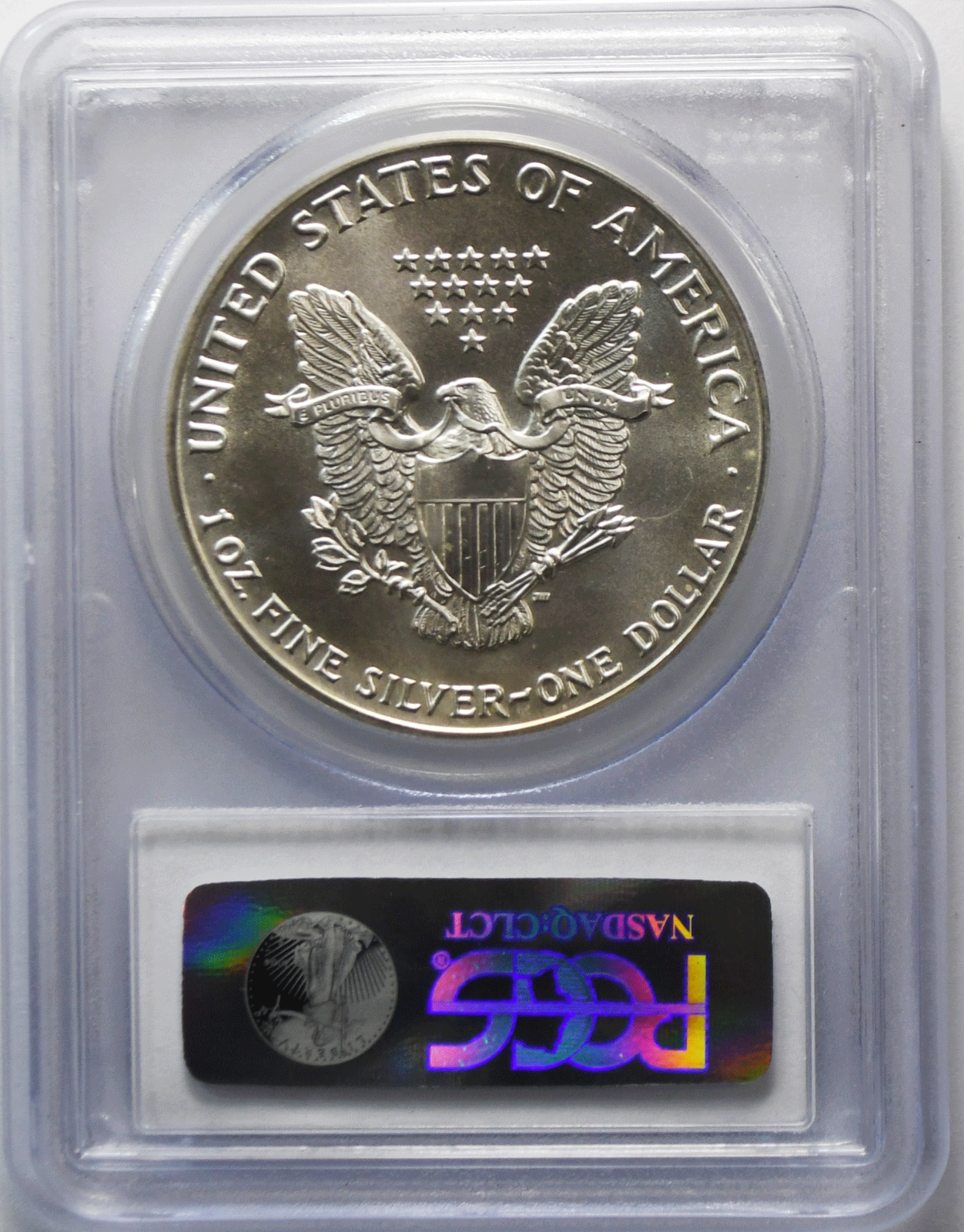 1990 $1 American Silver Eagle .999 Fine Silver One Ounce PCGS MS69