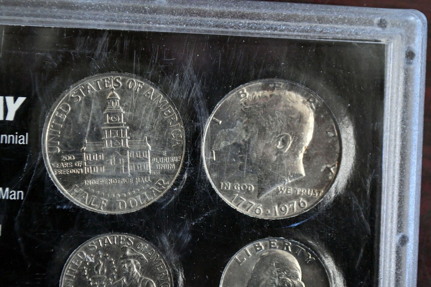 America's 200th Birthday Bicentennial 4 Coin Quarter and Half Dollar Set