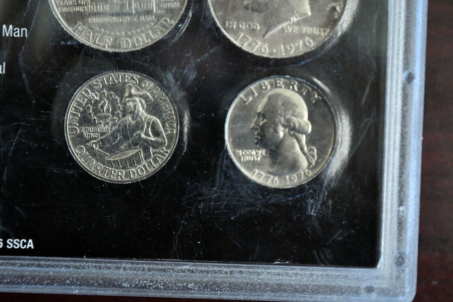 America's 200th Birthday Bicentennial 4 Coin Quarter and Half Dollar Set