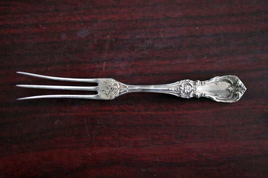 Burgandy by Reed & Barton Sterling Silver 4 3/4" Strawberry Fork .49 oz.