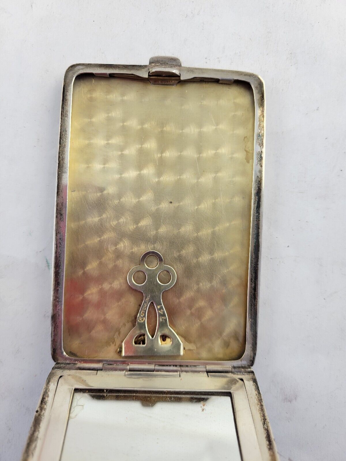 Watrous Mfg Co. Vintage Sterling Silver Compact Coin Purse w/Mirror