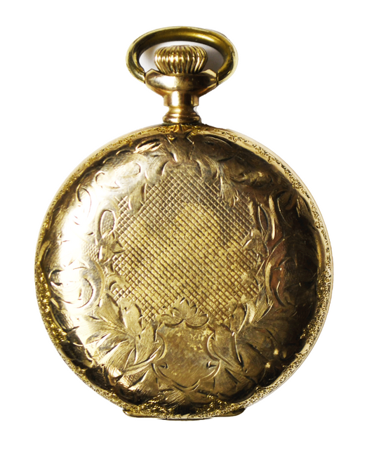 1918 Elgin Size 6 Grade 289 20yr Gold Filled Hunters Case Pocket Watch NR