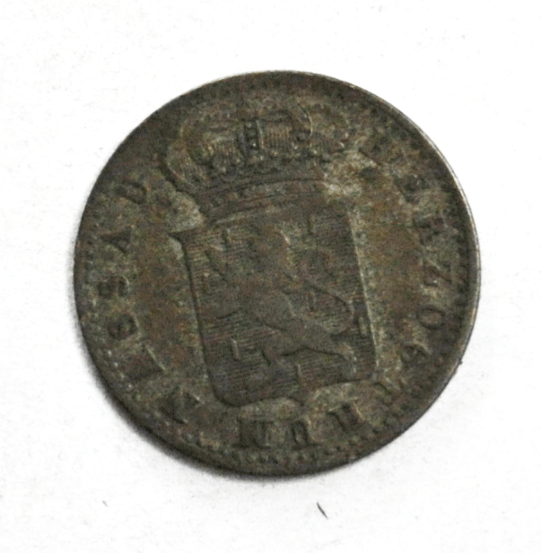 1838 German States Nassau 6 Six Kreuzer Silver Coin KM# 58