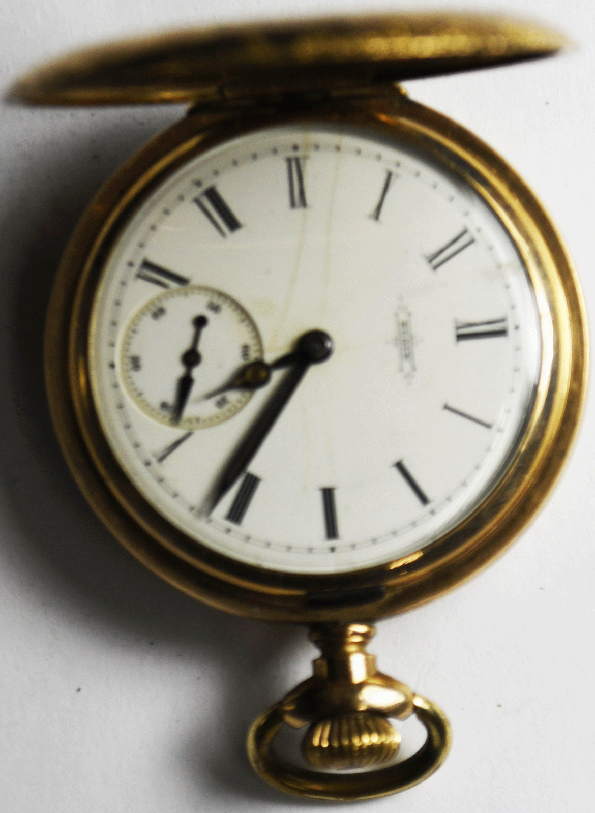 1918 Elgin Size 6 Grade 289 20yr Gold Filled Hunters Case Pocket Watch NR