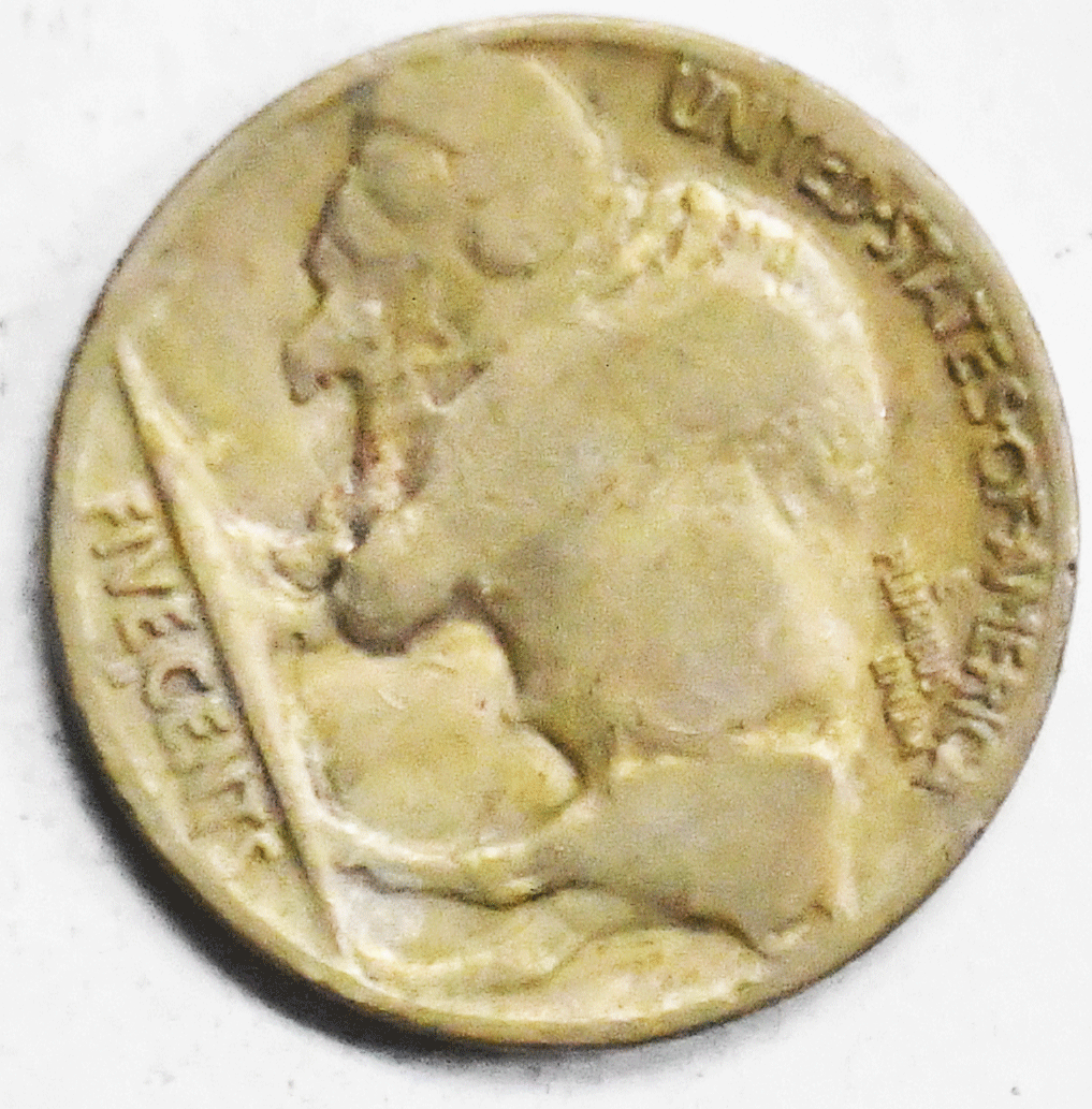 1929 D 5c Buffalo Nickel Five Cents US Denver