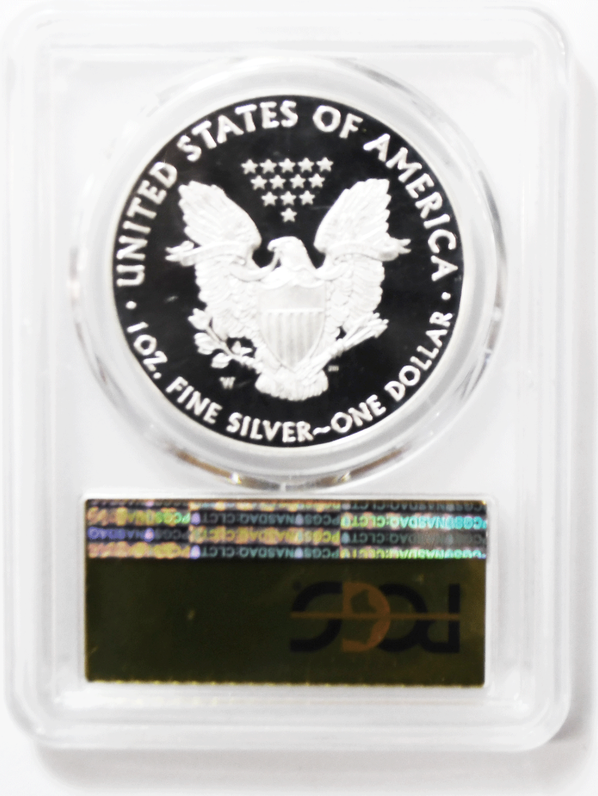 2016 W $1 American Silver Eagle Lettered Edge PCGS PR70 FD West Point Gold Label