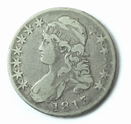 1813 50c Capped Bust Silver Half Dollar Fifty Cents US Rare O-109A