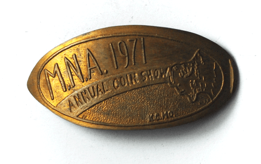 M.N.A 1971 Bison Buffalo Annual Coin Show 41mm KCMO