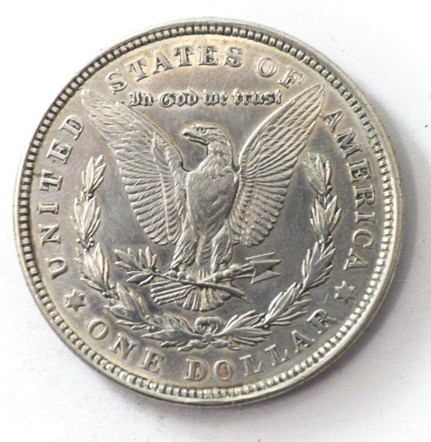 1921 $1 Morgan Silver One Dollar US Coin Philadelphia Lamination Face