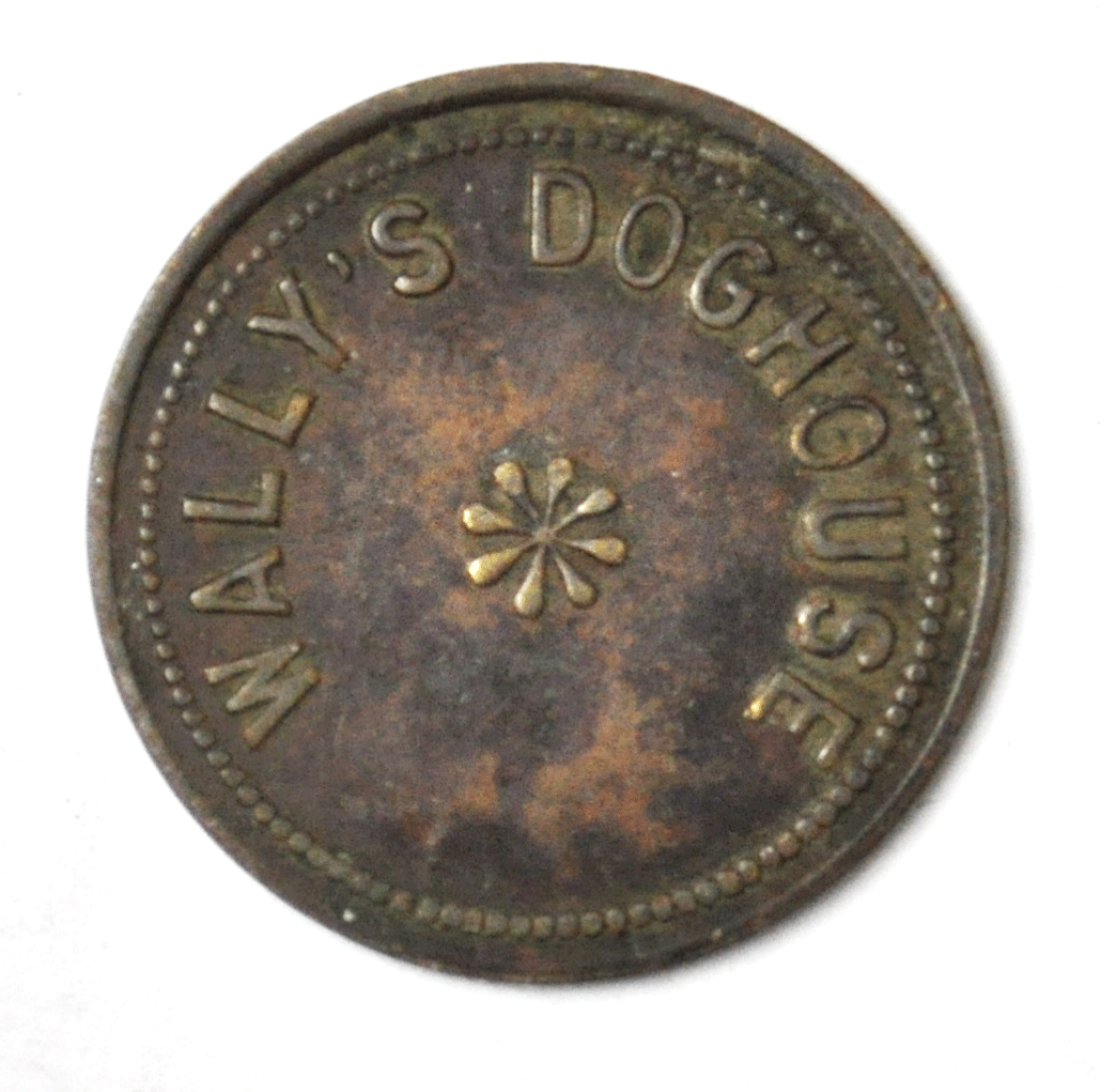 Wally's Dog House 10c Trade Token Brookhaven Pennsylvania 26mm