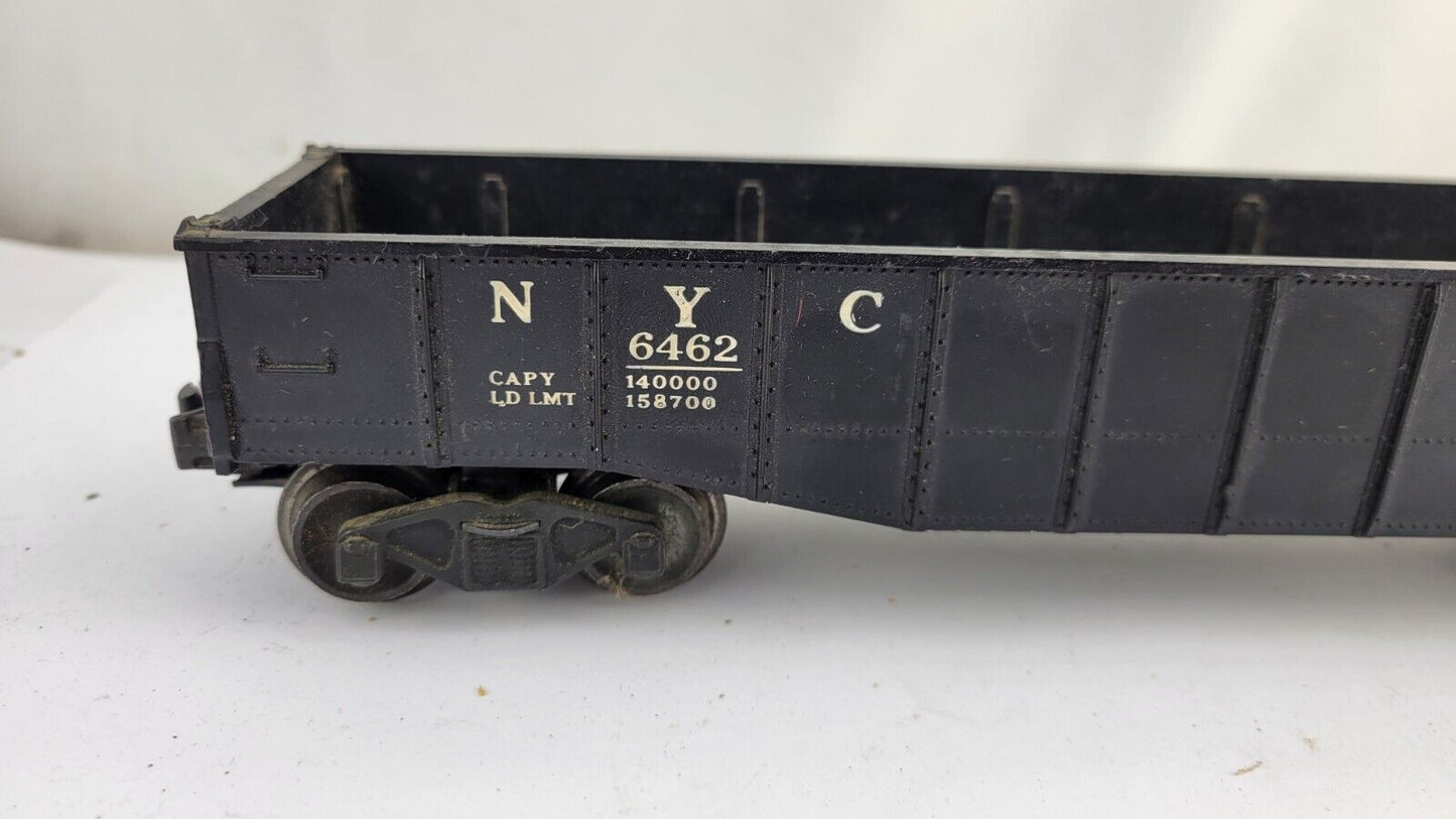 Lionel Trains 6462 Black N.Y.C. New York Central System Gondola O Scale