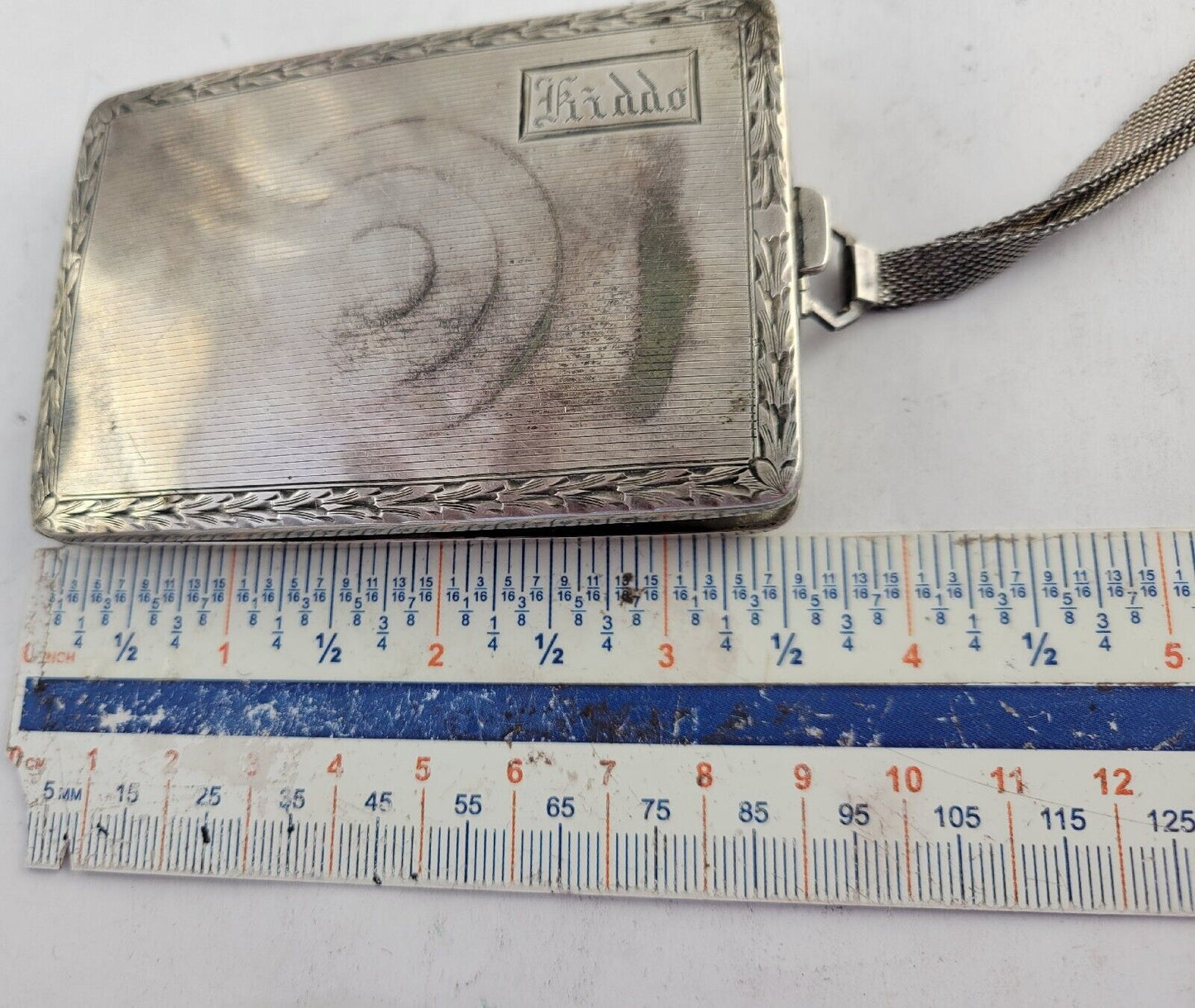 Watrous Mfg Co. Vintage Sterling Silver Compact Coin Purse w/Mirror