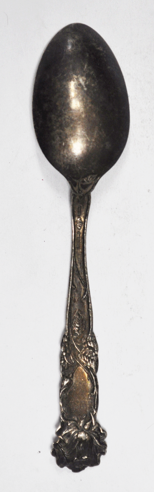 Sterling Silver Alvin Bridal Rose 5-28-09 Souvenir Spoon 5-7/8"