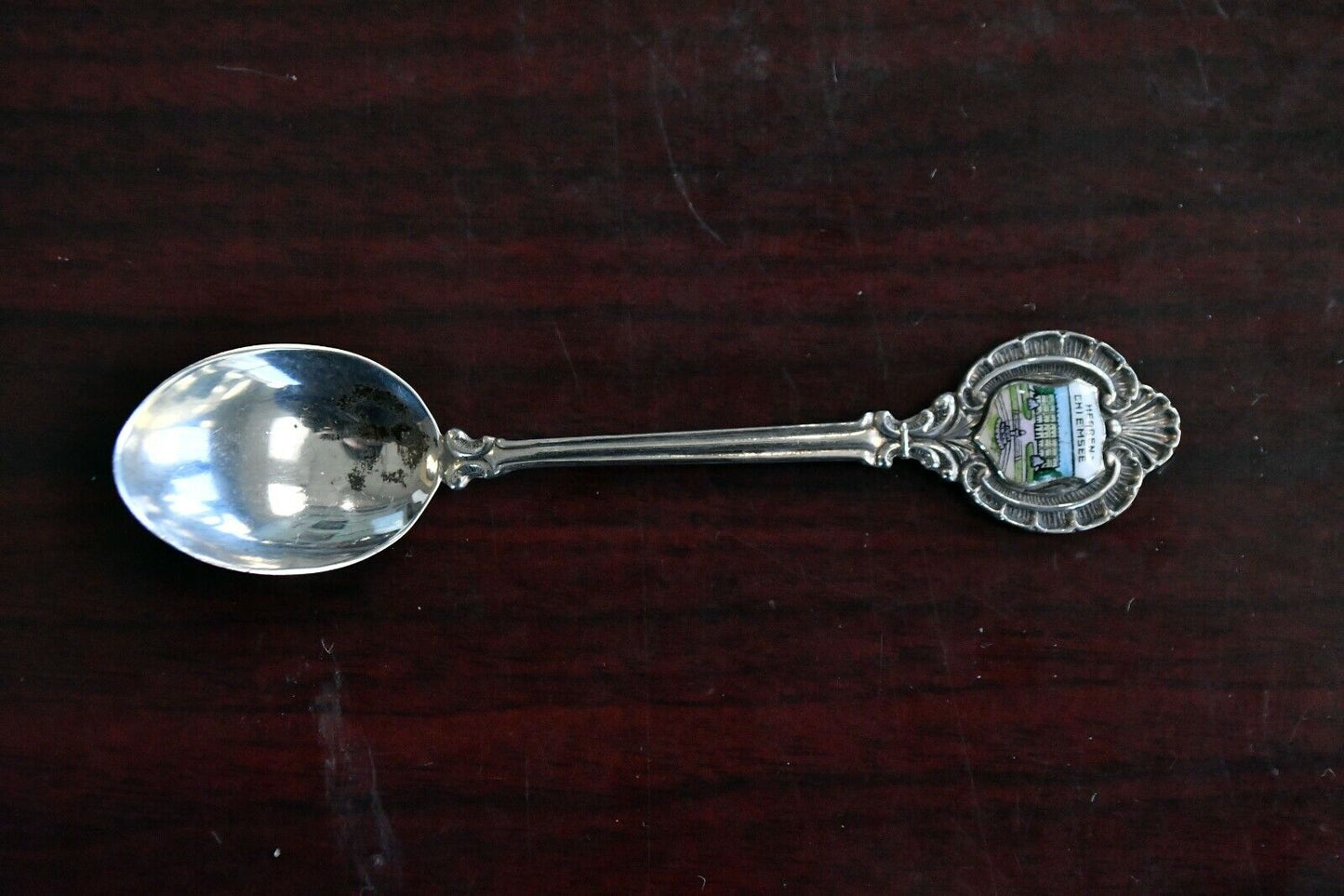 Herrenchiemsee Germany .800 Fine Silver 4" Souvenir Spoon .34 oz.