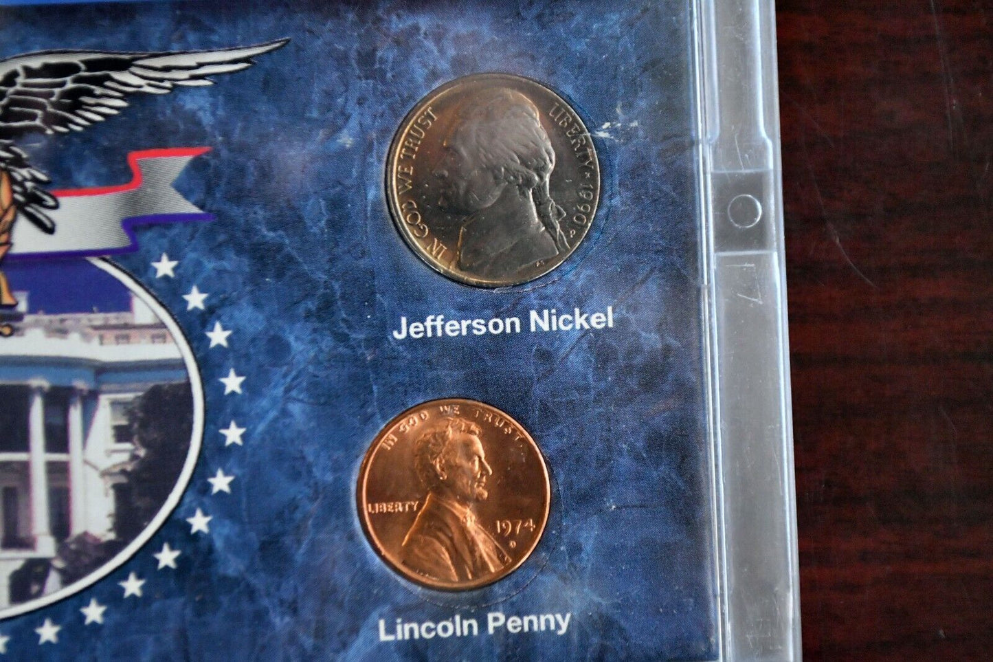 American Presidents Coin Collection Roosevelt, Lincoln, Washington, Jefferson