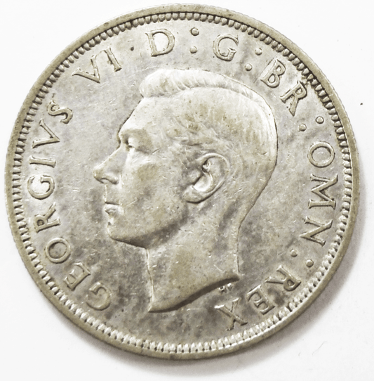 1942 Great Britain Half 1/2 Crown KM# 856 Silver Coin