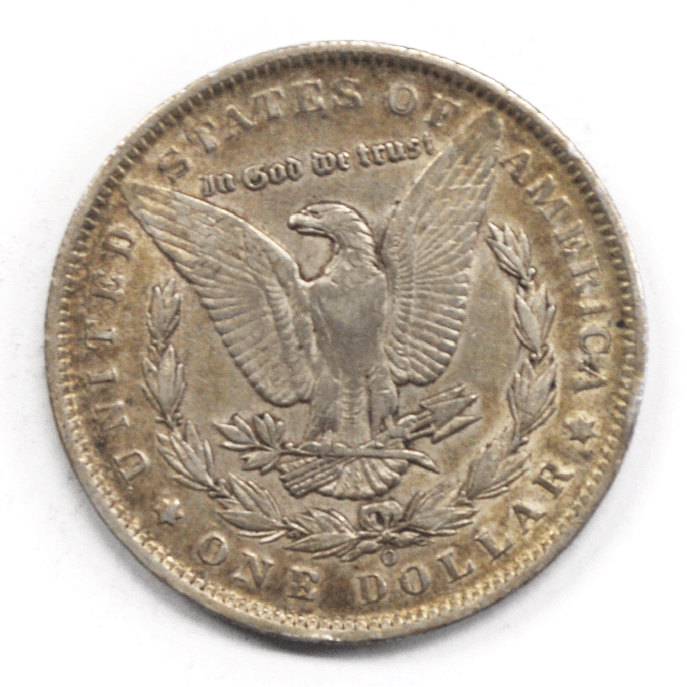 1890 O $1 Morgan Silver One Dollar US Coin New Orleans VAM 29A Rim Cuds Gouge E